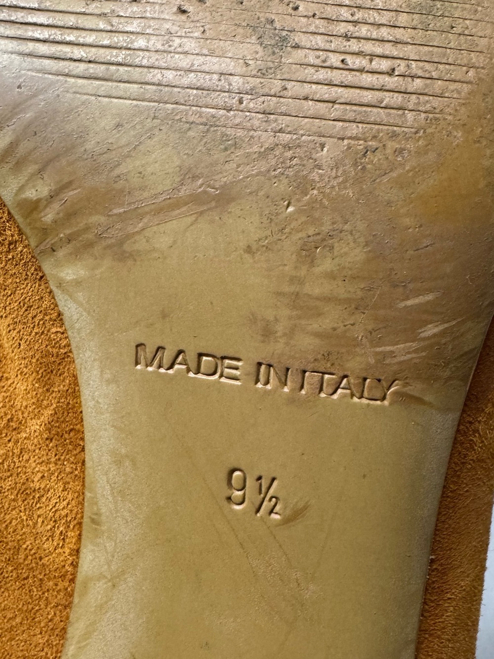 Everlane The Day Heel Size 9.5 Suede Leather Minimalist Preppy Academia Italy - Picture 7 of 8